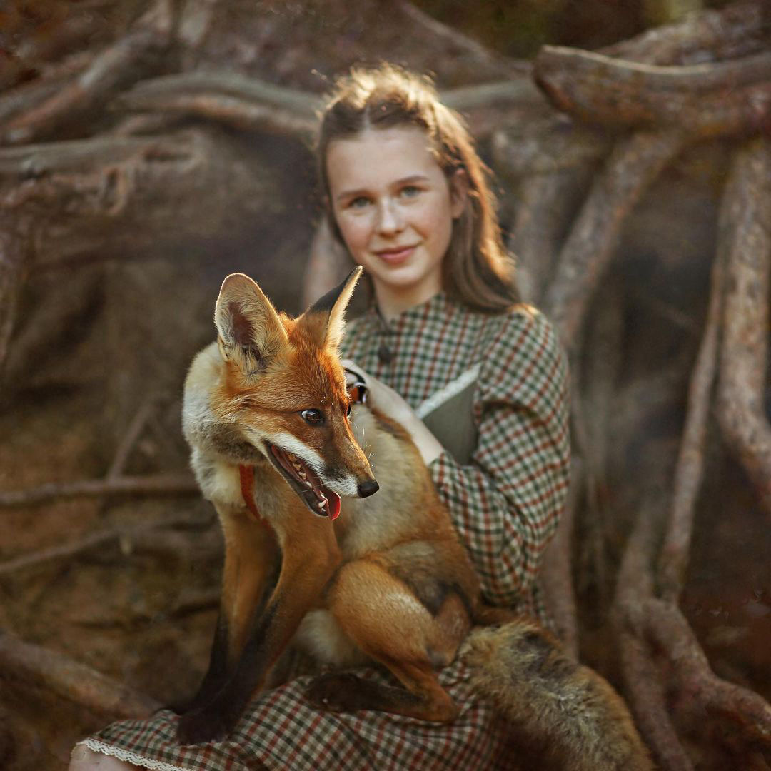 фотосессия с лисой