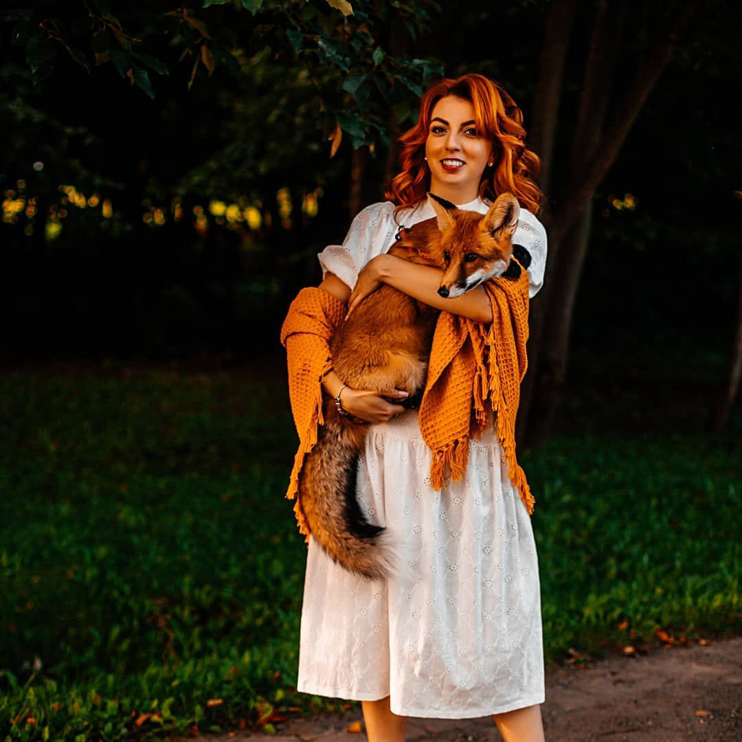 фотосессия с лисой
