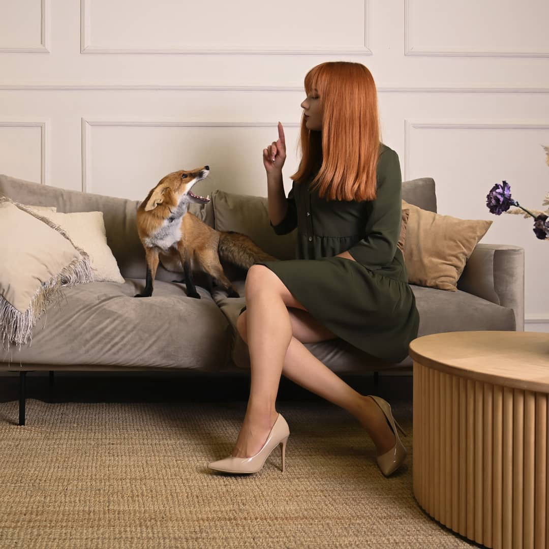 фотосессия с лисой