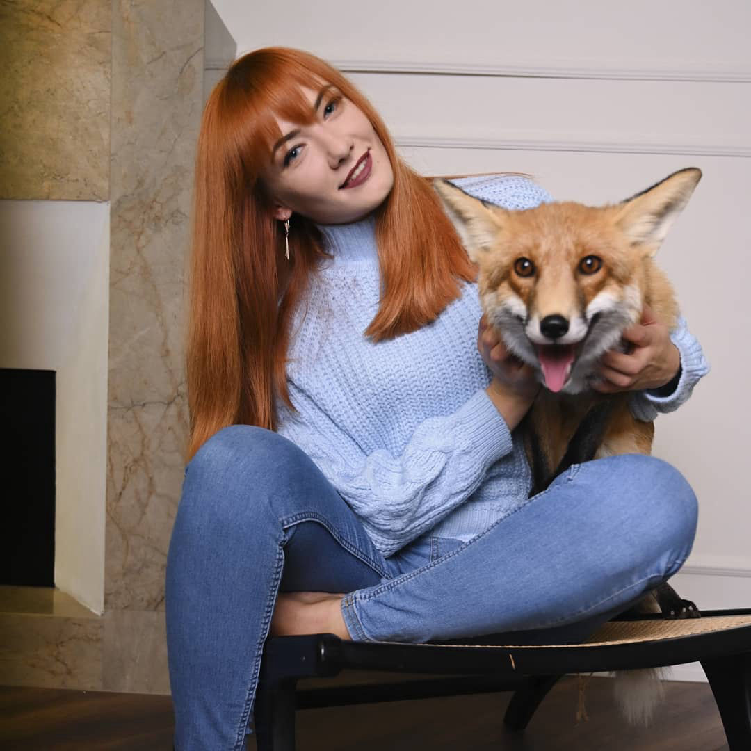 фотосессия с лисой