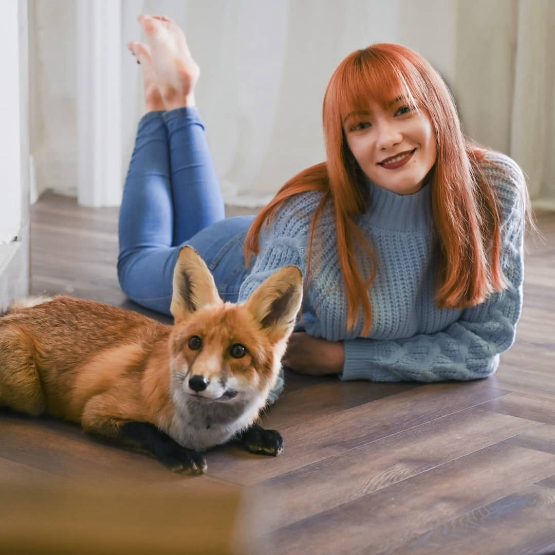 фотосессия с лисой