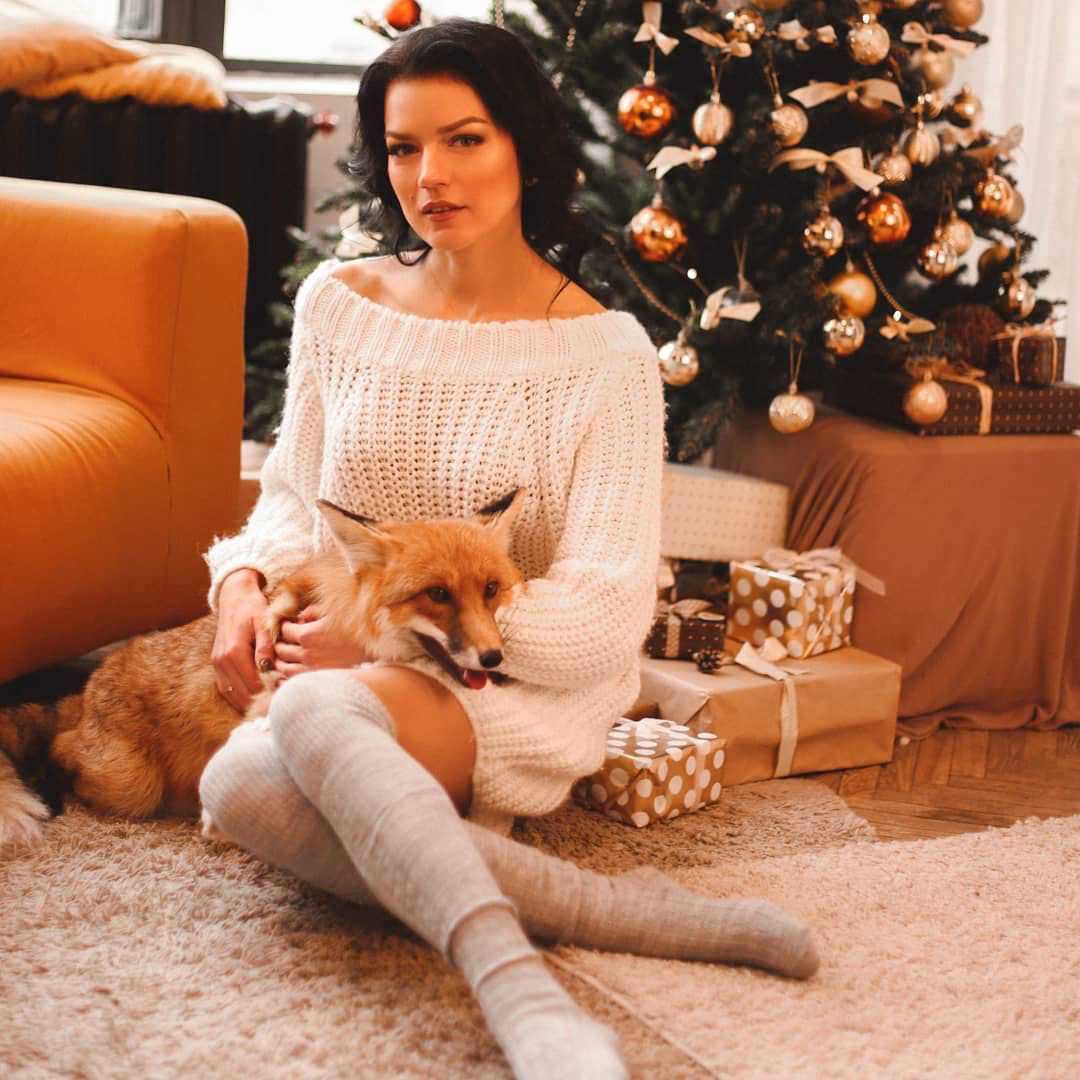 фотосессия с лисой