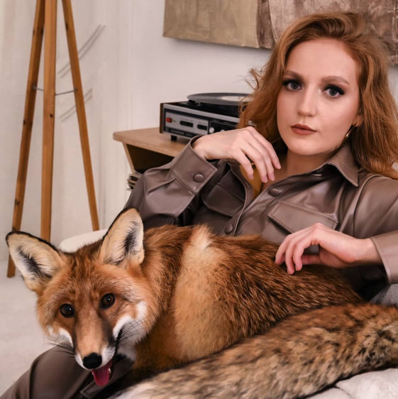 фотосессия с лисой